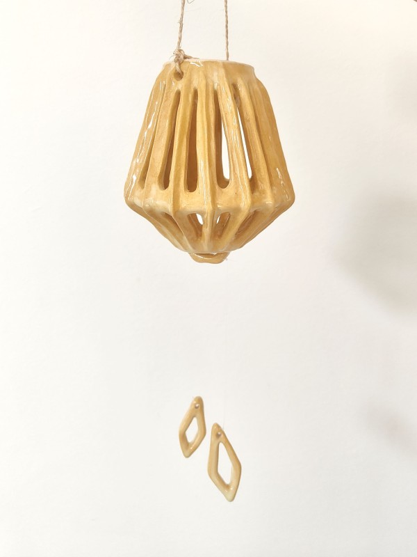 Lanterne épurée Jaune