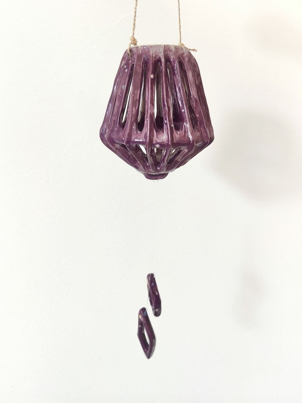 Lanterne épurée Violette