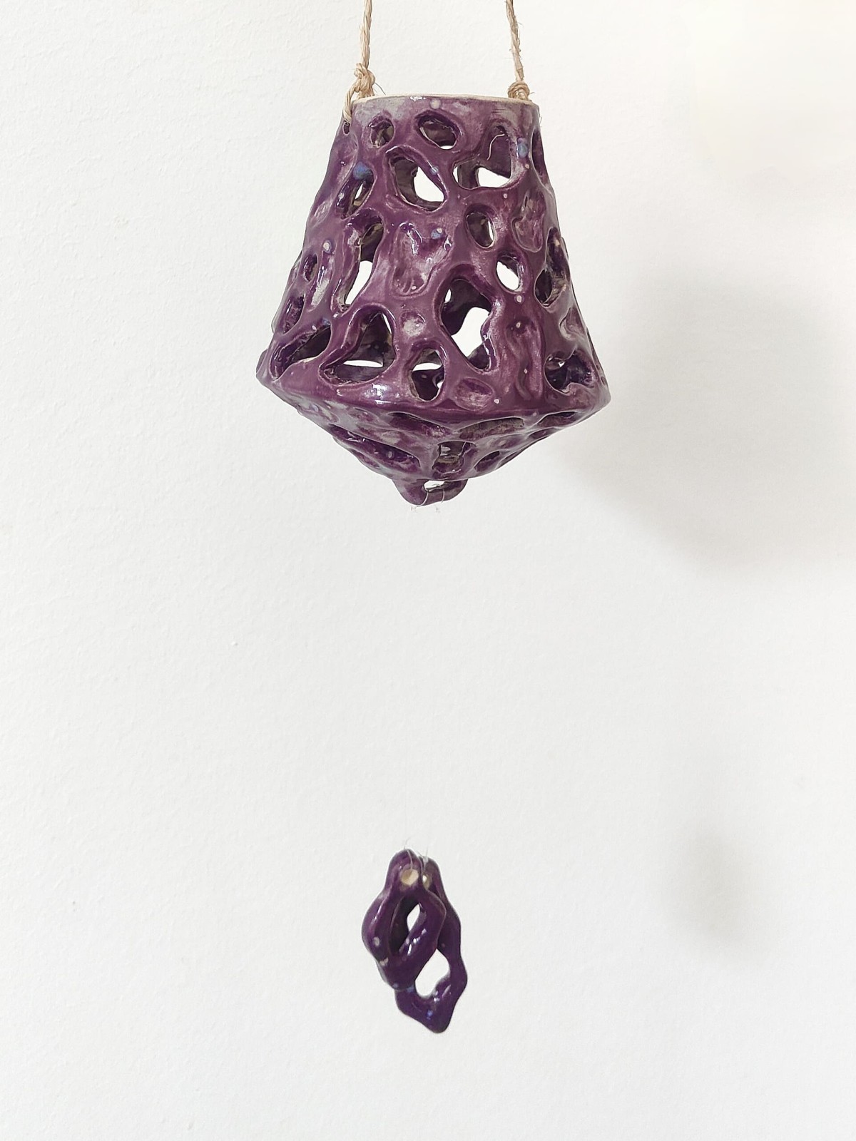 Lanterne organique Violette