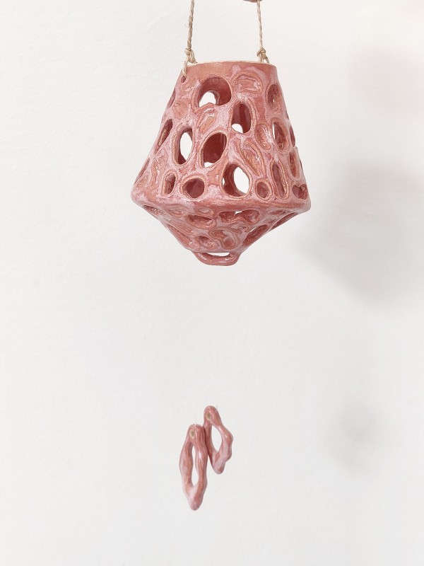 Lanterne organique Rose