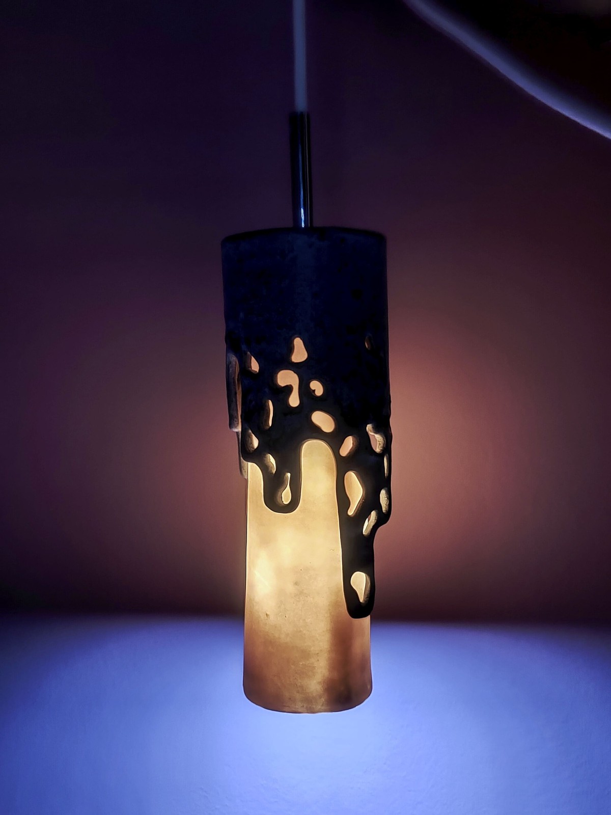 Suspension Reflets Bleuté (Prototype)