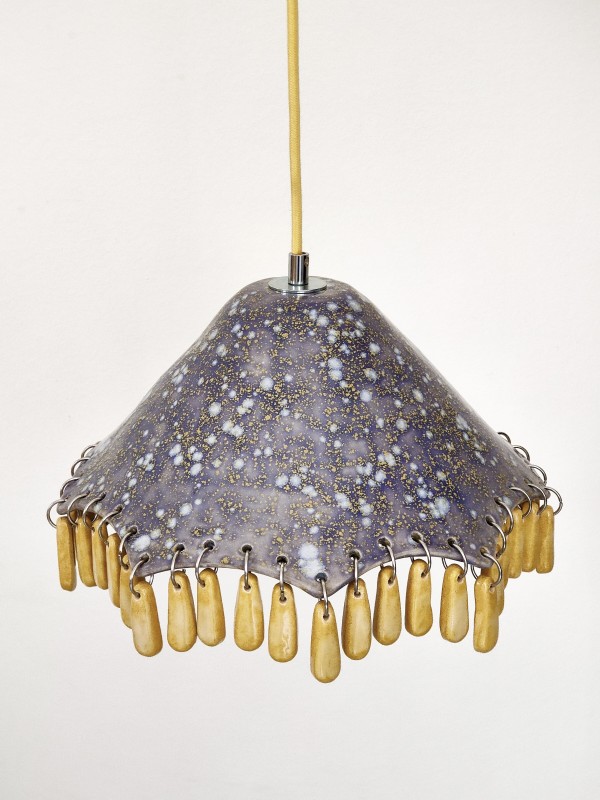 Suspension parapluie Lilas et Jaune